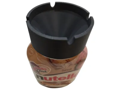 1kg nutella ashtray - 1kg Nutella ashtray