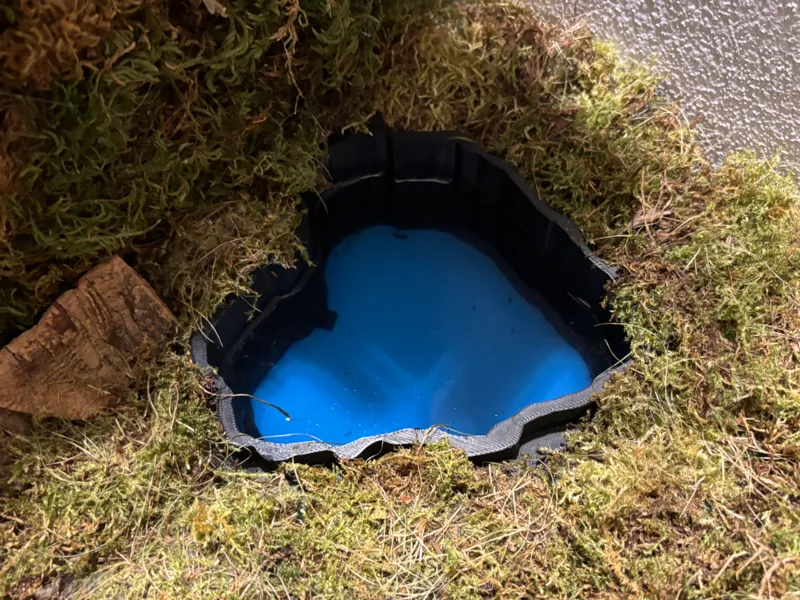 Miniature of an underground lake