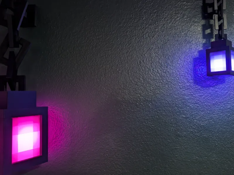 Parametric Minecraft lamp
