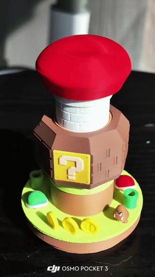 Mario World themed tamper