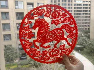 马年窗花