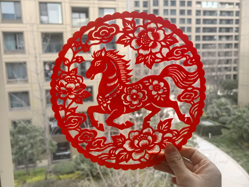 马年窗花