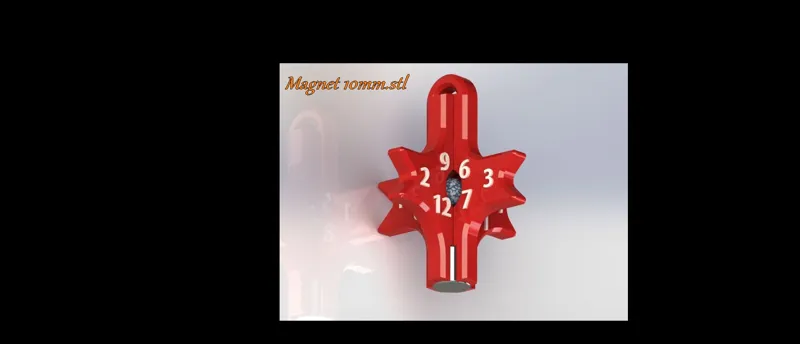Rounding gauge key ring