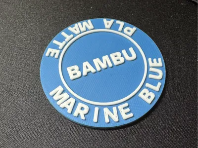 Customizable Filament Label - Make/Type/Color