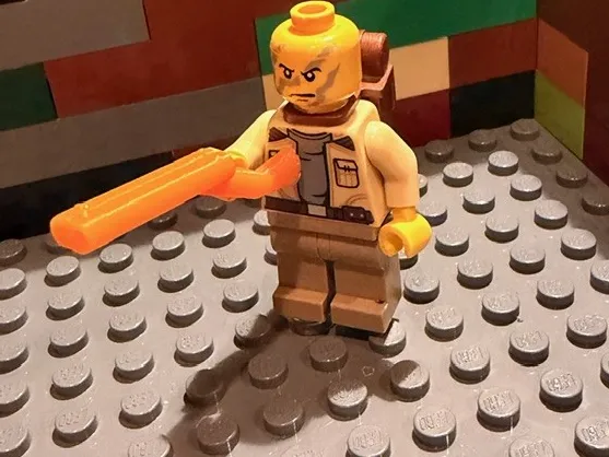leggo double barrel shotgun with multiple  grips