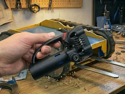 Dual-Switch Powerful Flashlight with Fuse Protection