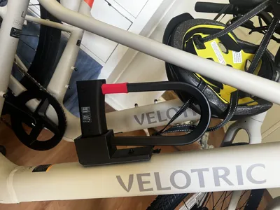 Bottle cage mount for seatylock mason bike lock