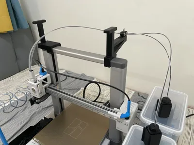 A1 Tube Holder, 4-way/2-way, Dual Version, with Height Limit Protection