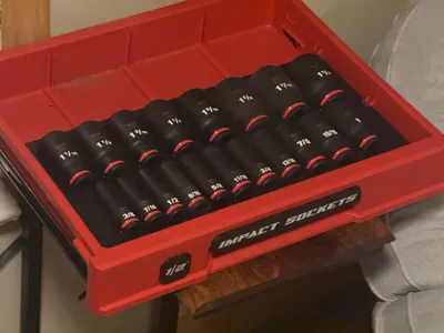 Milwaukee Packout SAE Impact Socket Insert