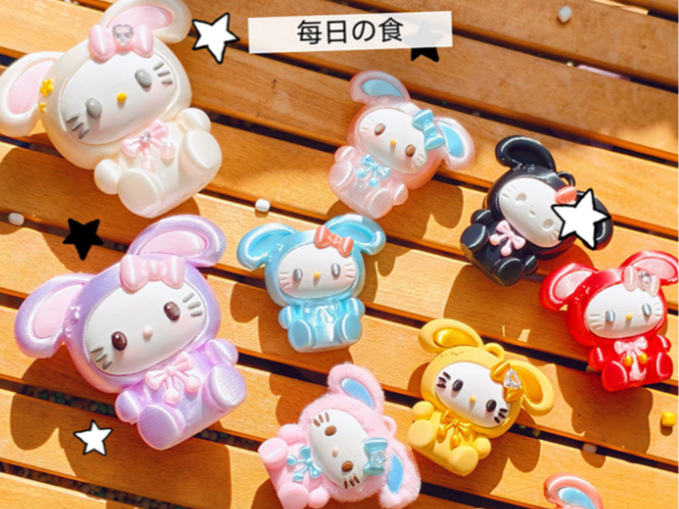 奶萌兔装少女心可爱hello kitty小兔兔KT