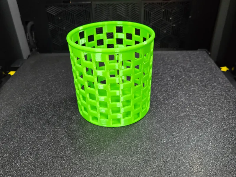 Becher Viereck für Stifte oder als Lampe oder...?