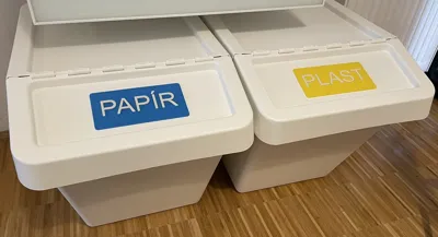 Trash Labels for IKEA Containers