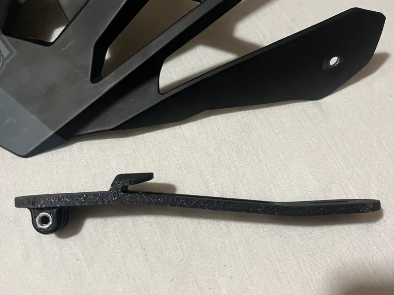 Helmet gopro mount
