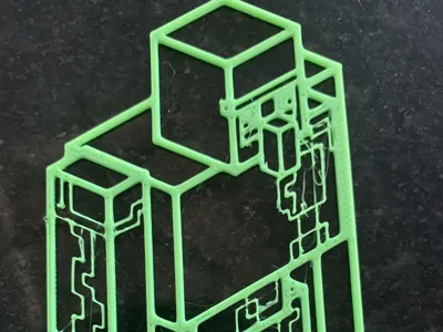Minecraft Inspired Iron Golem 2D/Wall Art