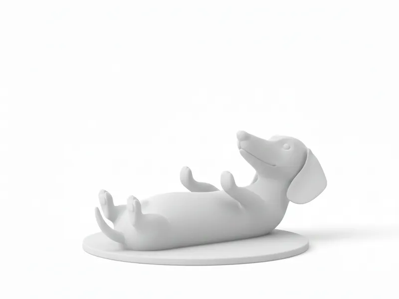 Dachshund/Teckel phone stand