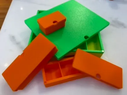 Parametric Box with Dividers and Magnetic Closure