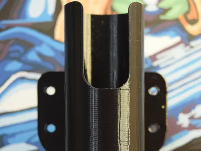 fishing rod holder in a travois 35mm