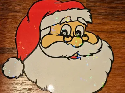SANTA CLAUS FACE ORNAMENT