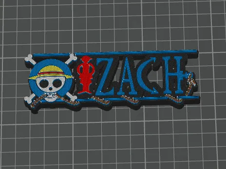 Izach one piece logo, no ams