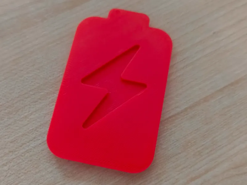battery keychain
