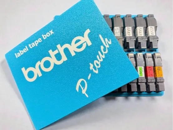 Tape box for brother P-touch label maker