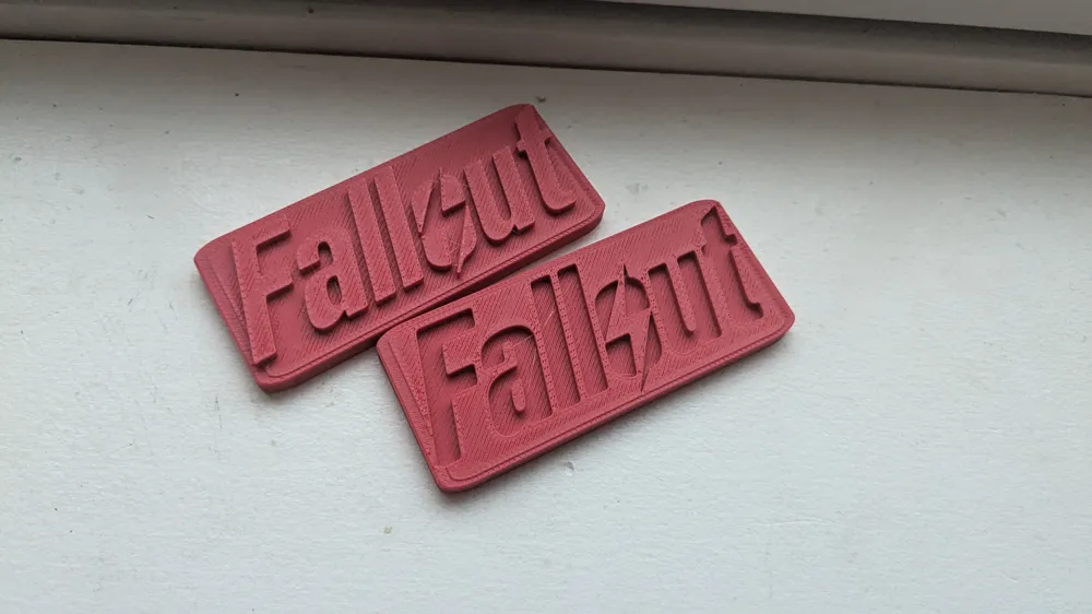 Fallout Logo 2 Pack - Free 3D Print Model - MakerWorld