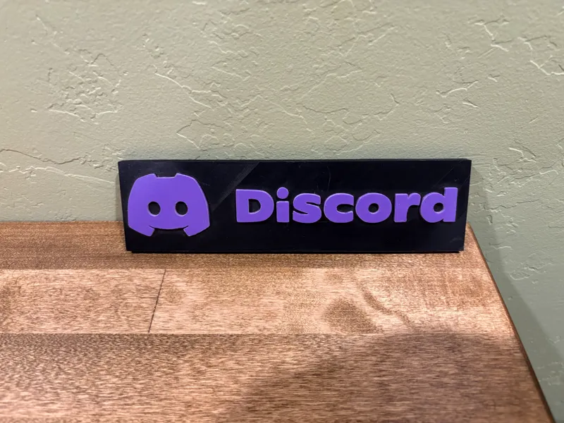 Discord Logo/Sign (No AMS Needed)