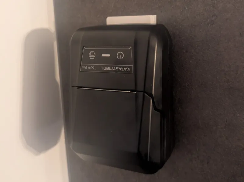 Wallmount SUPVAN / KataSymbol T50M label printer