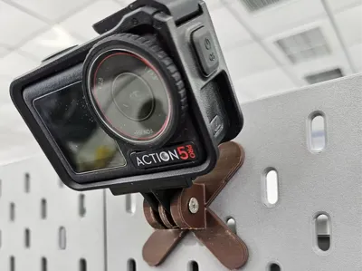 IKEA Skadis Pegboard Holder for DJI Action 5 Pro