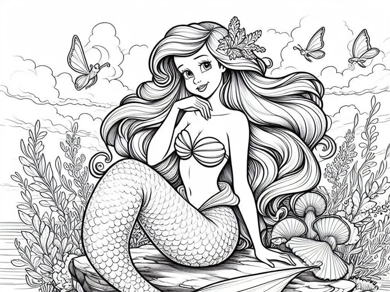 Hueforge La petite sirène Ariel