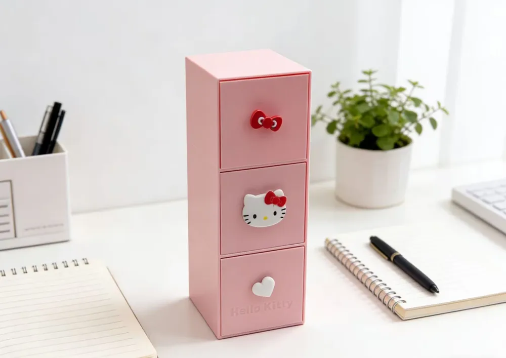 Hello Kitty Storage Box - Free 3D Print Model - MakerWorld