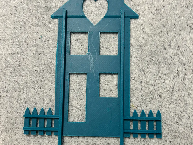 Decorative stick house
