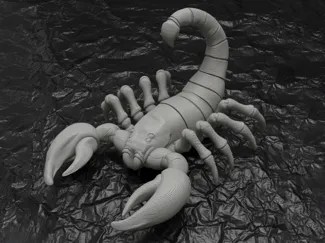 Realistic Desert Scorpion
