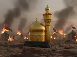 مجسم لقبة السيد زينب عليها السلام