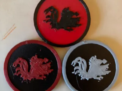 Gamecock Golf Ball Marker