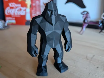 Low Poly Sasquatch