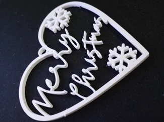 Christmas Heart Decoration