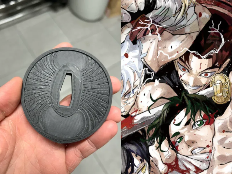 Kagurabachi Hokuto tsuba