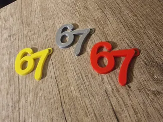 67 Keychain