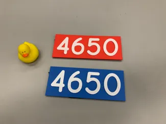 FTC Robotics Number Plate