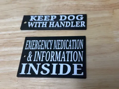 emergency bag tag