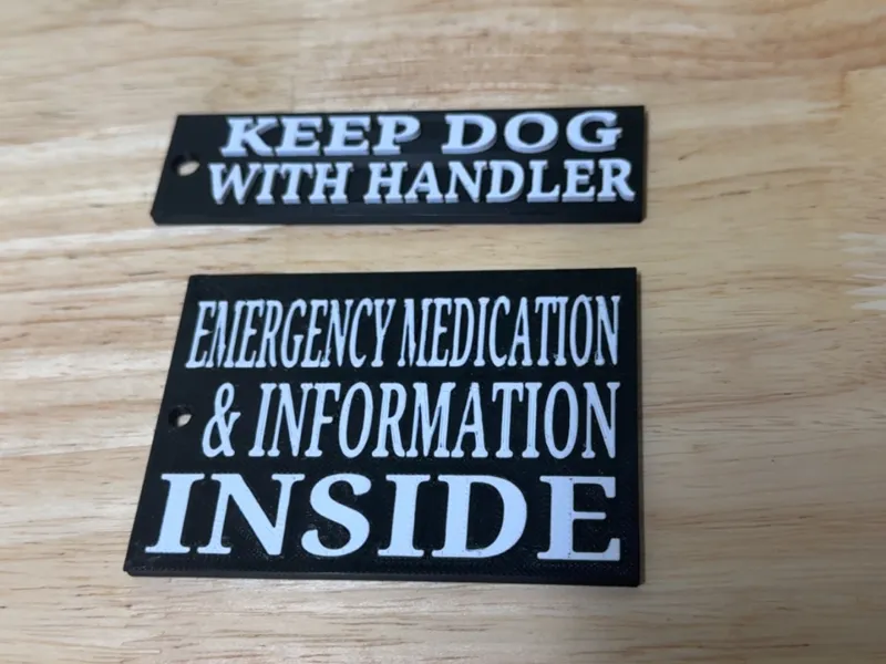 emergency bag tag