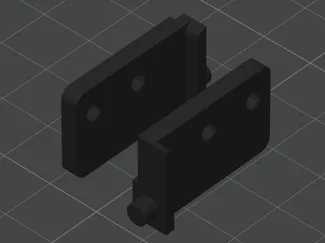Creality K1 front door hinge