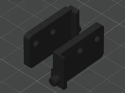 Creality K1 front door hinge