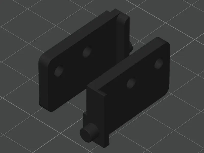 Creality K1 front door hinge