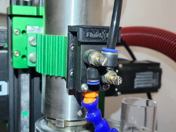 CNC Spindle Air Mister Mount (Clamp-On)