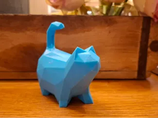 The cat Low Polly