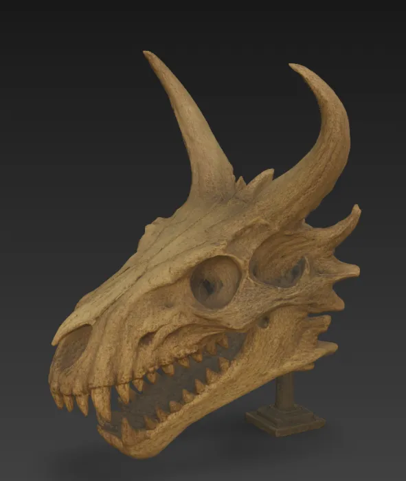 The Skull of the Guardian Dragon