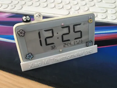 Xiaomi Temperature and Humidity Sensor Pro Base (Button Battery Modified to Lithium Battery)