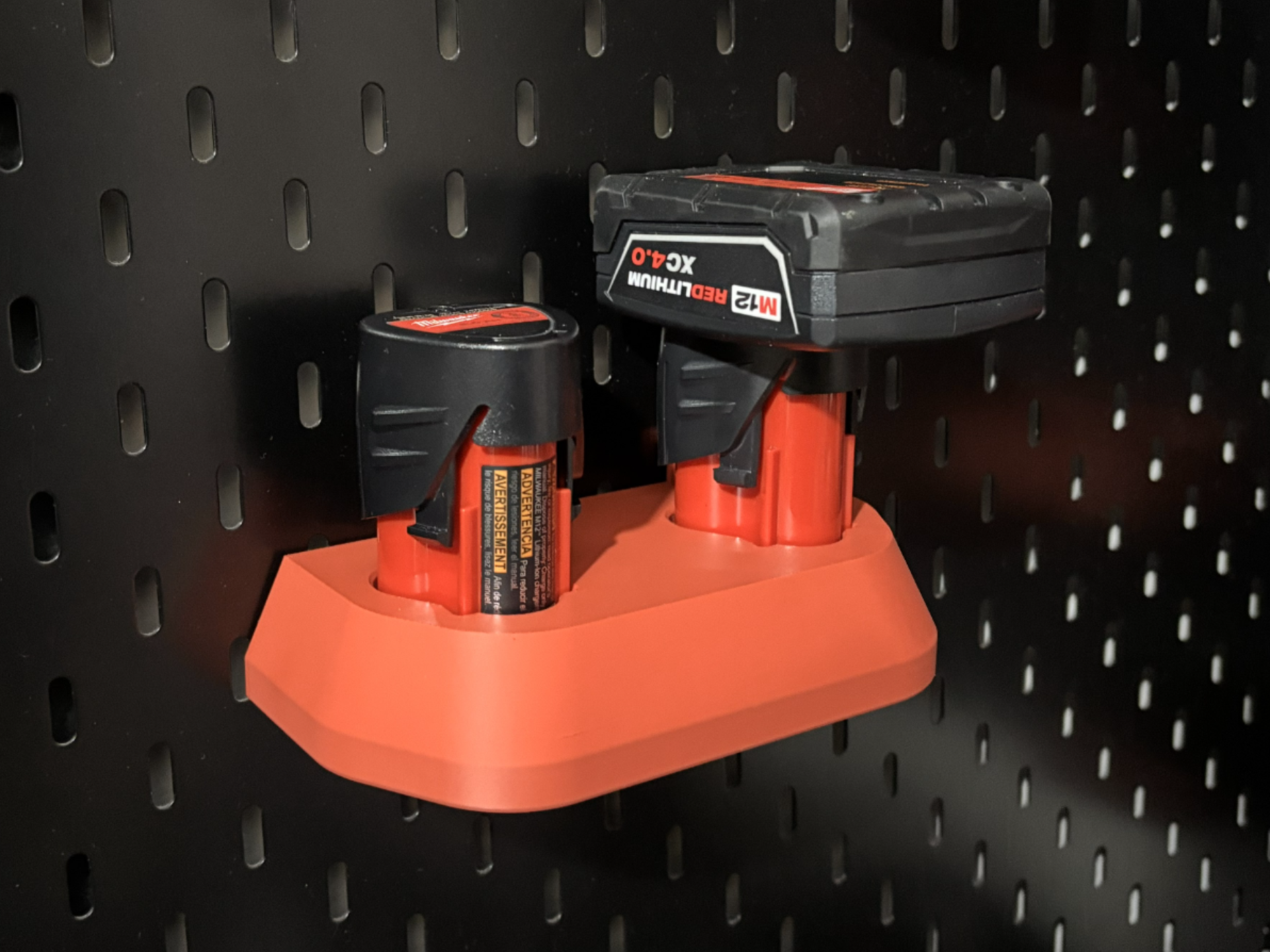 美沃奇M12电池收纳挂架 Milwaukee M12 Battery Storage Hanger